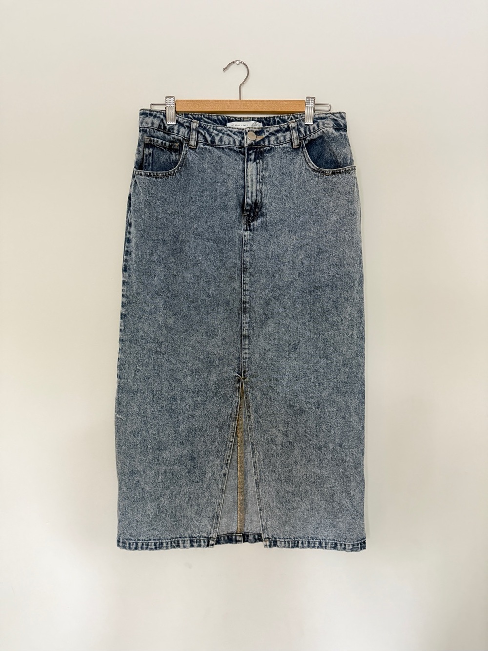 Altar'd State Denim Maxi Skirt size M
